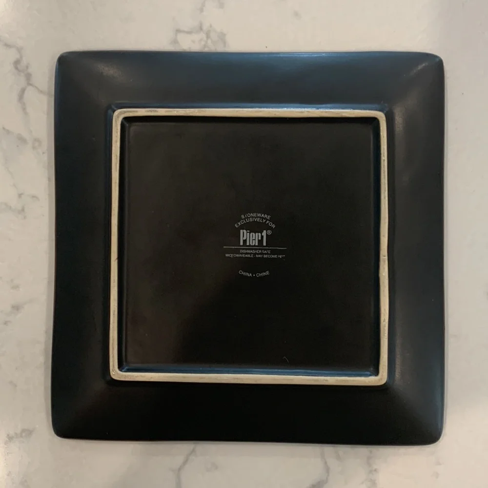 2 Pier 1 Stoneware Plates